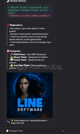 Discord Gelişmiş Ticket Bot Alt Yapısı