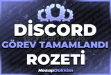 ⭐️DİSCORD GÖREV TAMAMLANDI ROZETİ [KALICI]⭐️