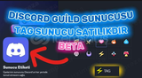 Discord Guild - tag Sunucusu Satılıkdır (Beta)