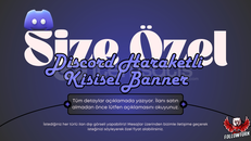 Discord Haraketli Kişisel Banner + Revize