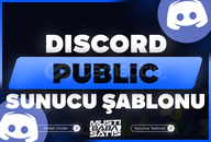 ⭐DİSCORD HAZIR PUBLİC SUNUCU ŞABLONU