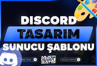 ⭐DİSCORD HAZIR TASARIM SUNUCU ŞABLONU