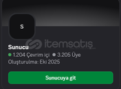 Discord Hazır Üyeli Sunucu 3200 Offl 1200 On Üye