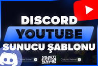 ⭐DİSCORD HAZIR YOUTUBER SUNUCU ŞABLONU