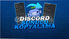 Discord istediğiniz sunucu kopyalanır Discord istediğiniz sunucu kopyalanır