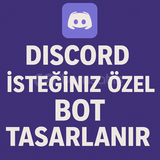 Discord isteğinize özel bot tasarlanır.