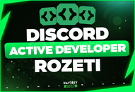 !DİSCORD KALICI ACTİVE DEVELOPER ROZETİ!