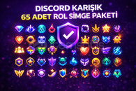 Discord Karışık 65X Rol Simge Paketi
