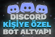 ⭐DİSCORD KİŞİYE ÖZEL BOT YAZILIR⭐