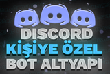 ⭐DİSCORD KİŞİYE ÖZEL BOT YAZILIR⭐