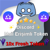 Discord Mail Erişimli Fresh Token 10x
