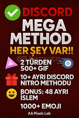 ✅DİSCORD MEGA METHOD HERŞEY VAR!!