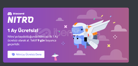 ⭐Discord Nitro 1 Ay Ücretsiz ⭐
