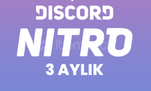 DİSCORD NİTRO 3 AY SINIRSIZ NİTRO