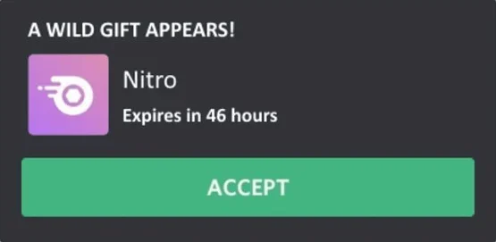 Discord Nitro Gift Method