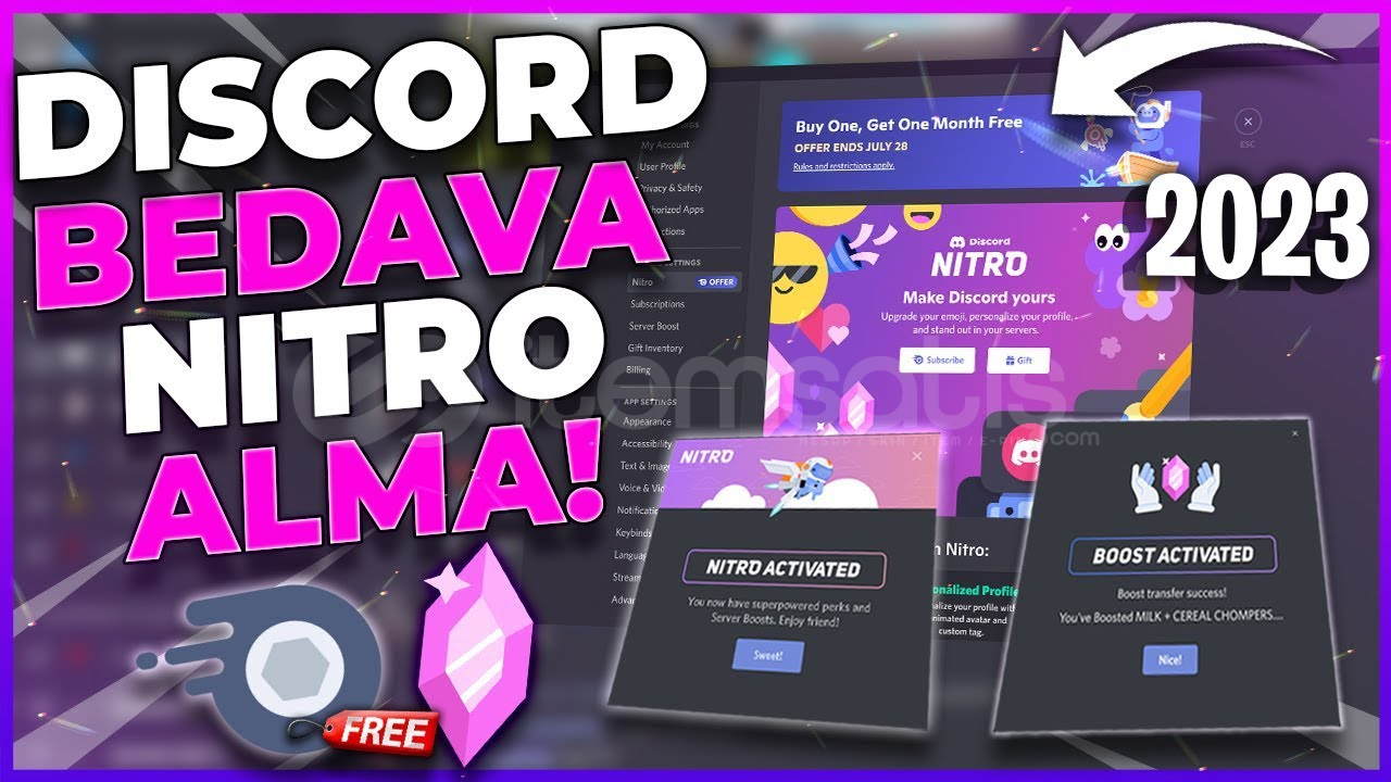 Discord nitro карта