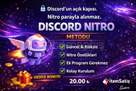 ⭐Discord Nitro Metodu | Güncel & Risksiz⭐