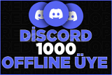 Discord Offline Üye 1000 | Anlık 