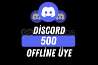 DİSCORD OFFLİNE ÜYE - 500 ADET / HIZLI
