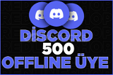 Discord Offline Üye 500 | Anlık 