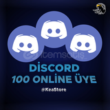 Discord 100 7/24 Online Üye K&S