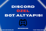 ⭐DİSCORD ÖZEL BOT ALTYAPISI! | 7/24 TESLİMAT⭐