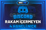 ⭐Discord Rakam İçermeyen 4 Haneli Nickname⭐