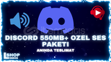 ⭐Discord Ses Paketi⭐ 550MB+ Anında Teslimat