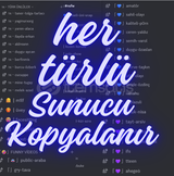 DİSCORD SUNUCU KOPYALAMA 