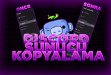 ⭐️ DİSCORD SUNUCU KOPYALAMA BOTU ⭐️