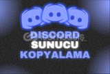 ☄️DİSCORD SUNUCU KOPYALAMA HİZMETİ ☄️