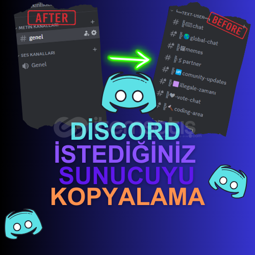 ⭐️Discord Sunucu Kopyalama Tool (Oto Teslimat) ⭐️Discord Sunucu Kopyalama Tool (Oto Teslimat)