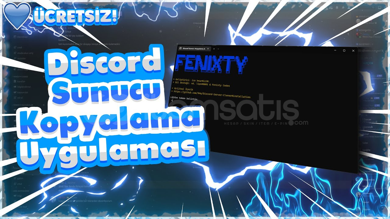 ⭐DİSCORD SUNUCU KOPYALAMA UYGULAMASI⭐ ⭐DİSCORD SUNUCU KOPYALAMA UYGULAMASI⭐