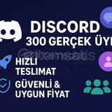 Discord Sunucuna 300 Gerçek Üye Hızlı Teslimat!