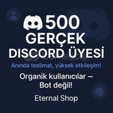 Discord Sunucuna 300 Gerçek Üye Hızlı Teslimat!