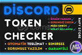 Discord Token Checker - Sınırsız Kullanım !