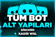 DİSCORD TÜM BOTLARIN ALTYAPILARI