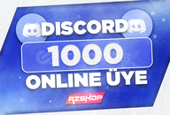 ⭐️Discord Türk 1000 Online Üye ⭐️