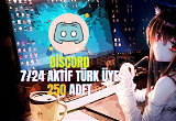 Discord - Türk 7/24 Aktif 250 Üye ⭐