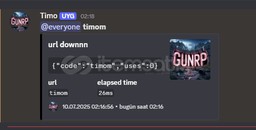 DISCORD URL SNIPER 10-30MS ARASI