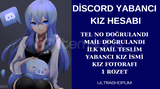 DİSCORD YABANCI KIZ HESABI