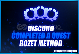 DİSCORD YENİ ROZET METHOD! [COMPLETED A QUEST]