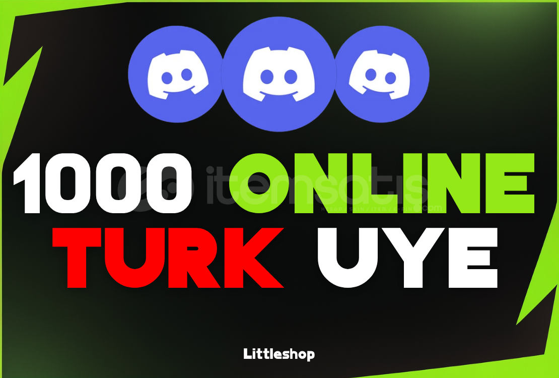 ⚡Discord 1000 Türk Online Üye ⚡Discord 1000 Türk Online Üye