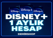 ⭐ DİSNEY+ 1 Aylık 4K ULTRA HESAP-En Uygun Fiyat