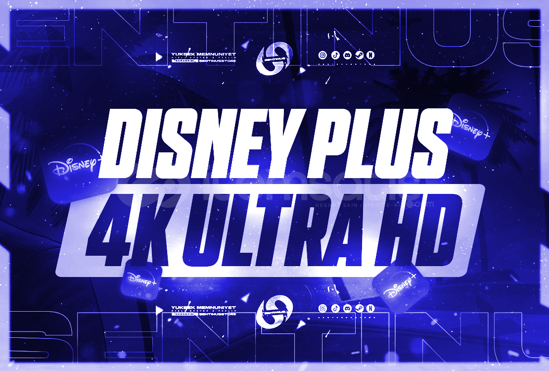 DİSNEY PLUS 4K ULTRA HD + GARANTİ DİSNEY PLUS 4K ULTRA HD + GARANTİ