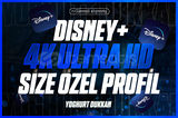 DİSNEY PLUS 4K ULTRA HD + GARANTİ