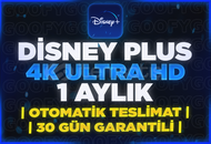 DİSNEY PLUS 4K ULTRA HD + GARANTİ