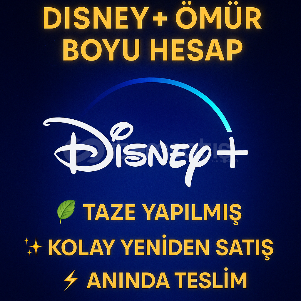 Disney Plus Hesabı Ömürlük Erişim – Hızlı T Disney Plus Hesabı Ömürlük Erişim – Hızlı T