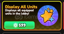  ⚡ DİSPLAY ALL UNİTS | ANİME VANGUARDS 