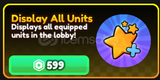 Display All Units | Anime Vanguards